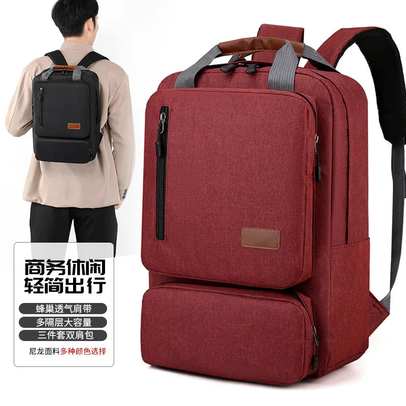 Teenagers Junior High School Backpack For Boys College Student School Bags Teens Schoolbag Waterproof Travel Laptop Backpack