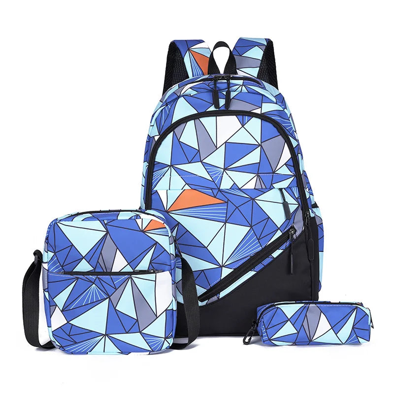 Teenagers School Backpack For Children Student School Bags teens Schoolbag Junior High Boys Waterproof travel laptop backpack