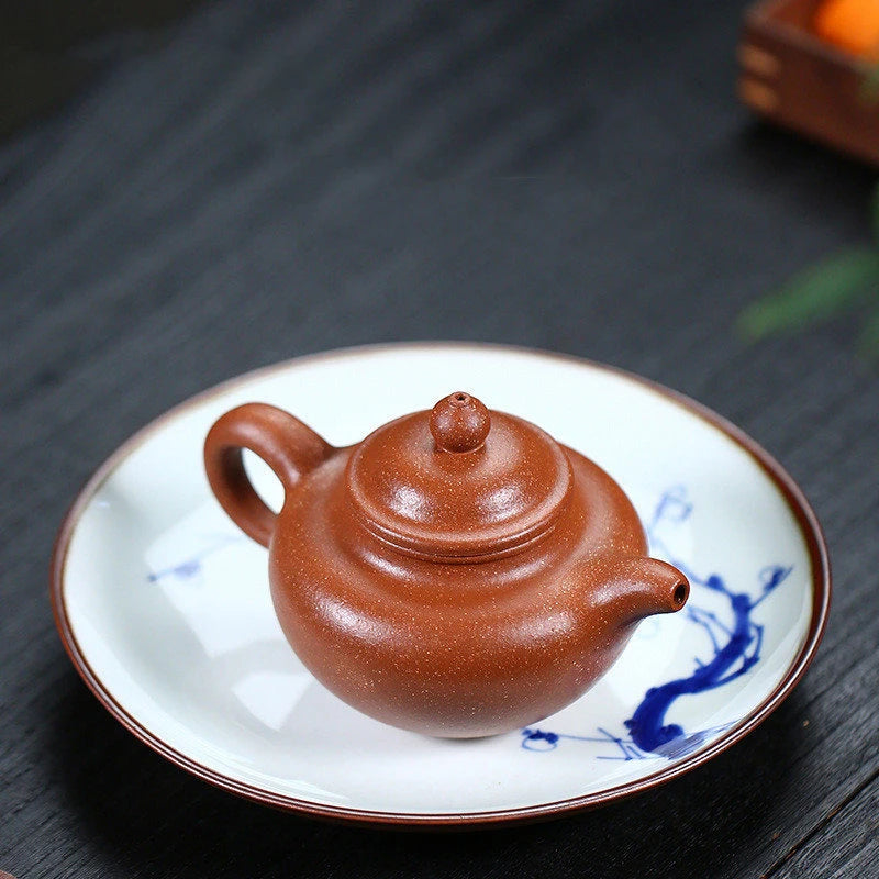 Tetera clásica de Yixing, hervidor de té filtro de grabado a mano, olla belleza china, auténtico mineral de té Zisha, 180ml