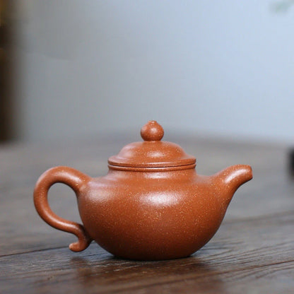 Tetera clásica de Yixing, hervidor de té filtro de grabado a mano, olla belleza china, auténtico mineral de té Zisha, 180ml