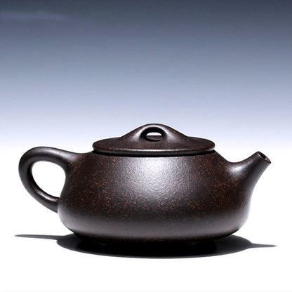 Tetera de arcilla púrpura Yixing de alta calidad, juego de té chino Zisha con filtro de piedra, hecho a mano