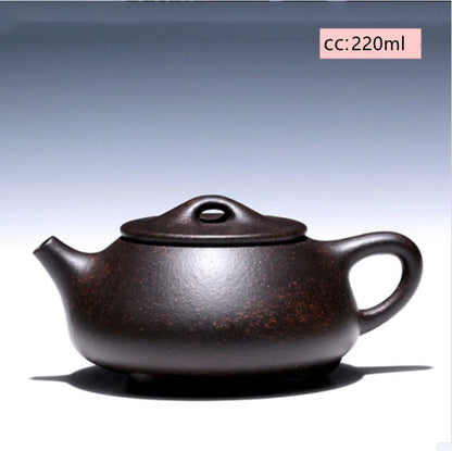 Tetera de arcilla púrpura Yixing de alta calidad, juego de té chino Zisha con filtro de piedra, hecho a mano