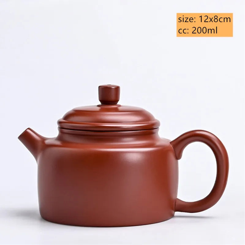 Tetera de arcilla púrpura Yixing hecha a mano, tetera de belleza Zhu Mud Xishi, filtro de bola Zisha, fabricante de té chino
