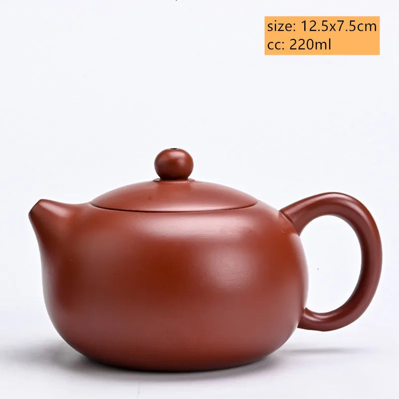 Tetera de arcilla púrpura Yixing hecha a mano, tetera de belleza Zhu Mud Xishi, filtro de bola Zisha, fabricante de té chino