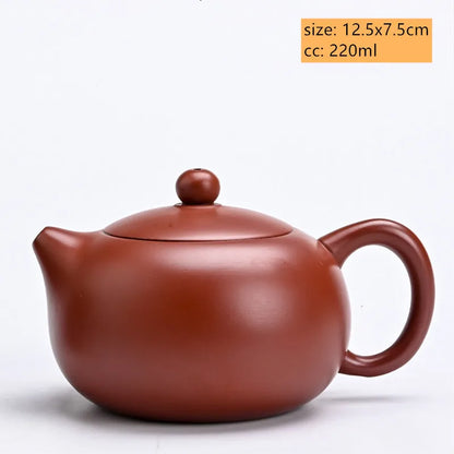 Tetera de arcilla púrpura Yixing hecha a mano, tetera de belleza Zhu Mud Xishi, filtro de bola Zisha, fabricante de té chino
