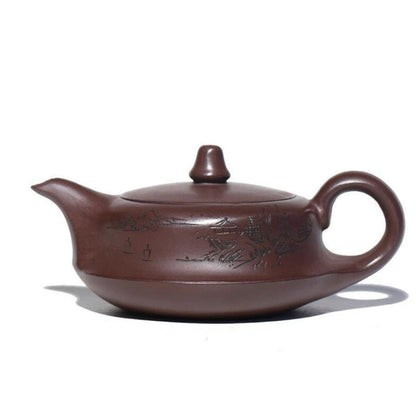 Teteras de arcilla púrpura Yixing de 160ml, tetera hecha a mano famosos, mineral barro púrpura, de juego té chino Zisha