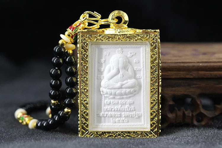 Thailand Tibet efficacious Chantiver CHONG DI Buddha gold foil Amulet Pendant Protect safety ward off evil spirits avoid danger