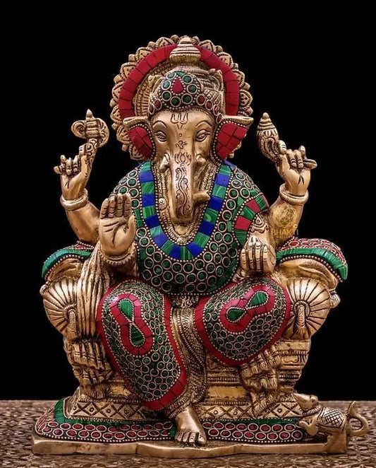 Thailand trunk Buddha Statue, shiva Elephant God, Treasure, Elephant Head, Big Belly, Double Role, India Shiva Statue Ornaments