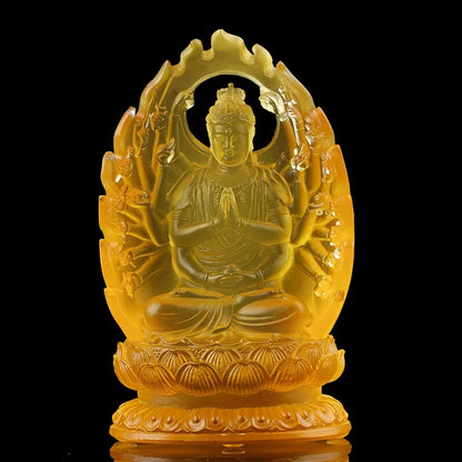 The eight patron saints of Coloured glaze Natal buddha Zodiac Buddha Zodiac Guardian