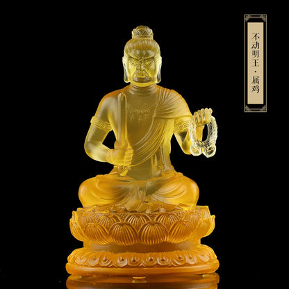 The eight patron saints of Coloured glaze Natal buddha Zodiac Buddha Zodiac Guardian