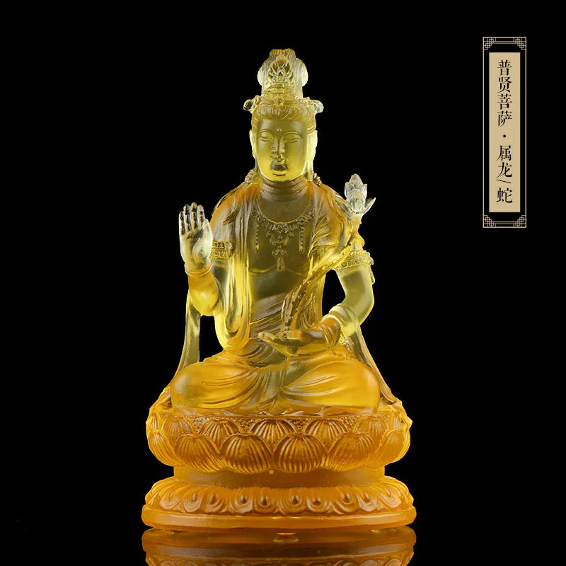 The eight patron saints of Coloured glaze Natal buddha Zodiac Buddha Zodiac Guardian