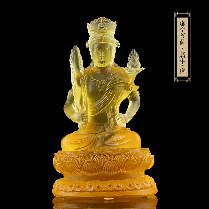 The eight patron saints of Coloured glaze Natal buddha Zodiac Buddha Zodiac Guardian