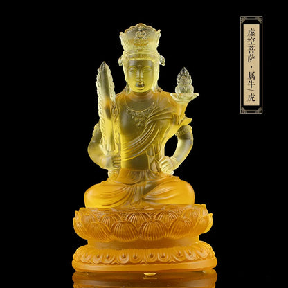 The eight patron saints of Coloured glaze Natal buddha Zodiac Buddha Zodiac Guardian