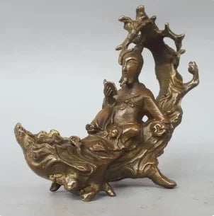 The manufacturer directly provides hermits with reading copper, Li Shangyin copper, Su Shi copper tree pen holder, copper pen h