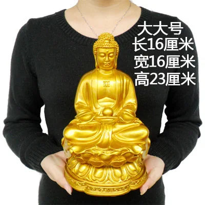 The opening of fengshui imitation gold plated buddha car decoration crafts like buddha dainichi tathagata bless