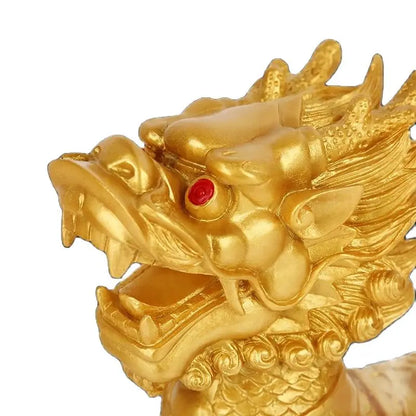 The resin kirin set a pair of fortune dragon to set up the family decorative arts and crafts good luck gifts
