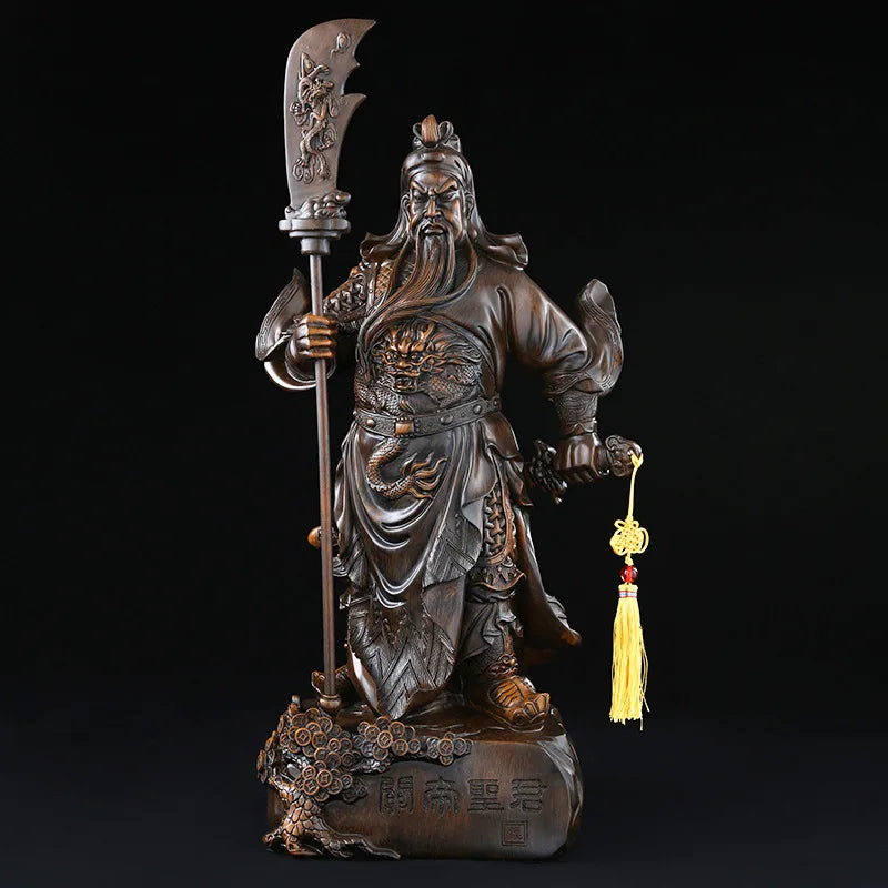 The second Lord Guan are decorated by Lord Guan. The Guanyu shop is dedicated Buddha statue of Lord Guan