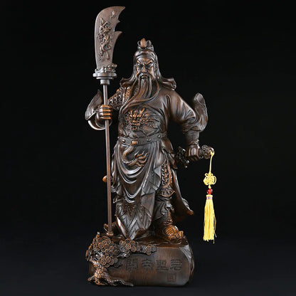 The second Lord Guan are decorated by Lord Guan. The Guanyu shop is dedicated Buddha statue of Lord Guan