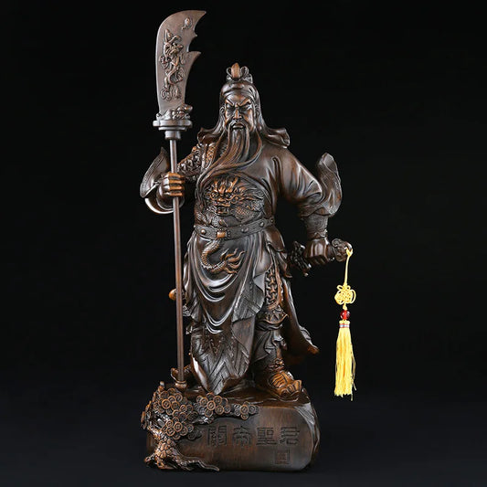 The second Lord Guan are decorated by Lord Guan. The Guanyu shop is dedicated Buddha statue of Lord Guan