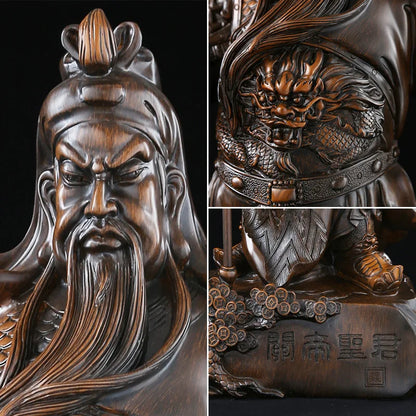 The second Lord Guan are decorated by Lord Guan. The Guanyu shop is dedicated Buddha statue of Lord Guan