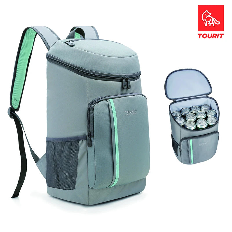 Thermal Backpack TOURIT Picnic Cooler Bag Large Capacity Meal Thermal Bag With Bottle Opener Leakproof Insulated Cooler Bags