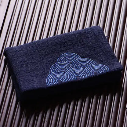 Thick Cotton And Linen Tea Towel Chinese Style Zen Tea Retro  Kung Fu Teapot Cleaning Towel Desktop Tea Ceremony Accessory