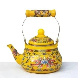 Thicken 1.5L-5L Enamel Teapot Cold Kettle Boiling Kettle Hot Kettle Milk Teapot Induction Cooker