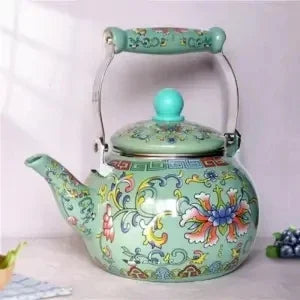 Thicken 1.5L-5L Enamel Teapot Cold Kettle Boiling Kettle Hot Kettle Milk Teapot Induction Cooker