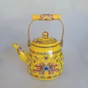 Thicken 1.5L-5L Enamel Teapot Cold Kettle Boiling Kettle Hot Kettle Milk Teapot Induction Cooker