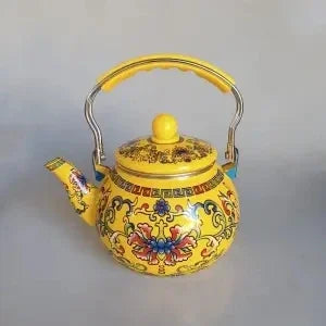 Thicken 1.5L-5L Enamel Teapot Cold Kettle Boiling Kettle Hot Kettle Milk Teapot Induction Cooker