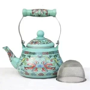 Thicken 1.5L-5L Enamel Teapot Cold Kettle Boiling Kettle Hot Kettle Milk Teapot Induction Cooker
