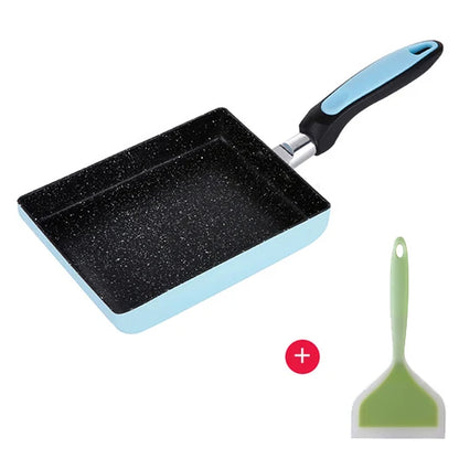 Thickened Japanese Omelette Pan / Tamagoyaki Pan, Non-stick Rectangle Mini Egg Frying Pan - Cast Iron / Aluminum Alloy