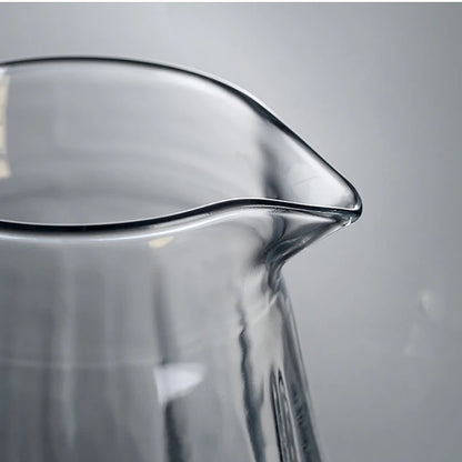 Thickened glass coffee juice kettle  Large-capacity heat-resistant explosion-proof household tea set kettle Kitchen supplies