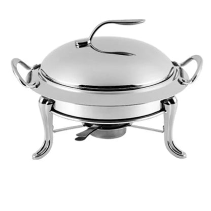 Thickened stainless steel alcohol dry gold small hotpot restaurant Pot hotel commercial household shabu fry pot hot pot
