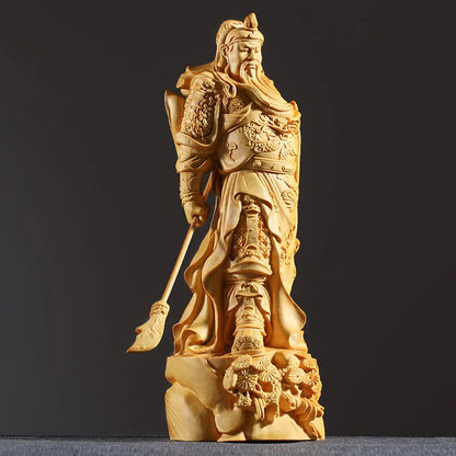Three Kingdoms Guan yu Crafts Home Feng Shui Decoration Ornaments The God of Wealth Guan Gong Statue