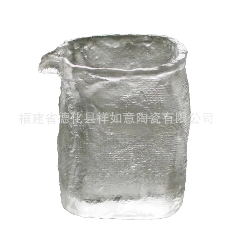 Three Times Ancient French Glaze Frozen Burning Pitcher Thickened Large Glass Tea Pot Jade Porcelain Tea Pitcher Tea Utensils