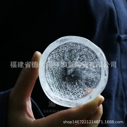 Three Times Ingenious Glass Cup Frozen Master Cup Japanese Kung Fu Tea Cup Tea Cup Transparent Cup