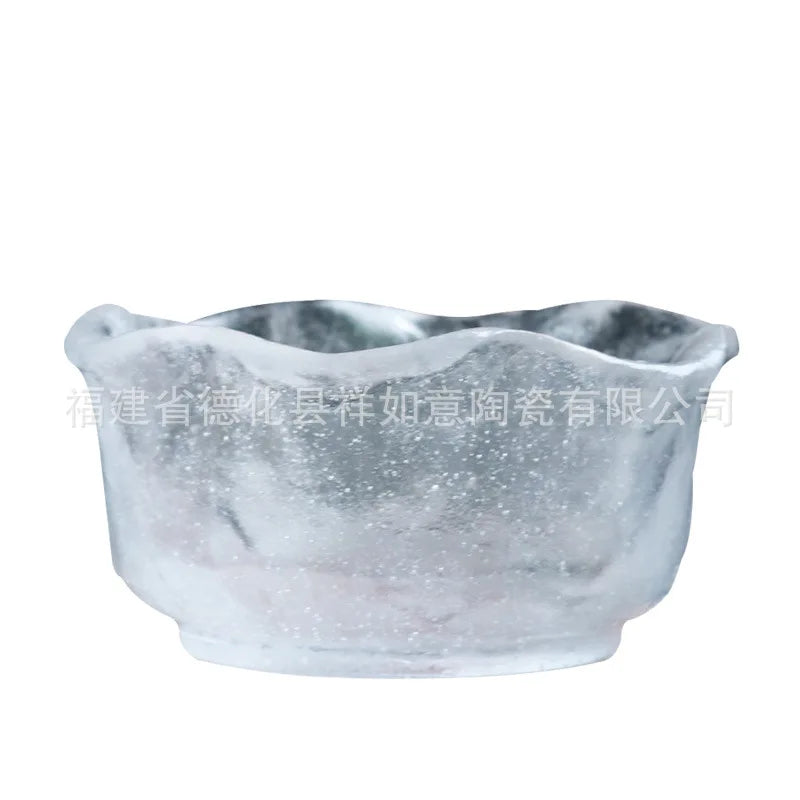 Three Times Ingenious Glass Cup Frozen Master Cup Japanese Kung Fu Tea Cup Tea Cup Transparent Cup