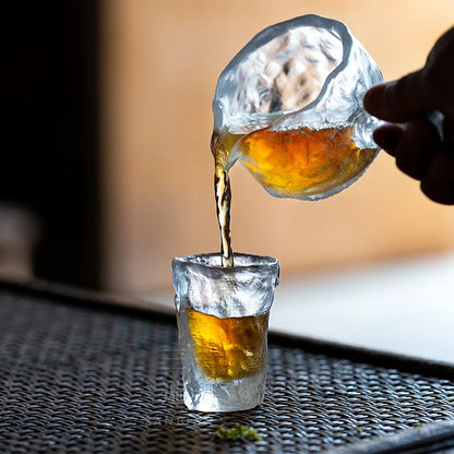Three Times Japanese Style Glaze Master Cup Personal Tea Cup Single Cup Frozen Tea Boiling Cup Mini Small Sized Single Tea Set