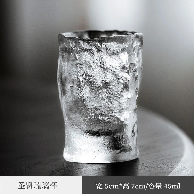Three Times Japanese Style Glaze Master Cup Personal Tea Cup Single Cup Frozen Tea Boiling Cup Mini Small Sized Single Tea Set