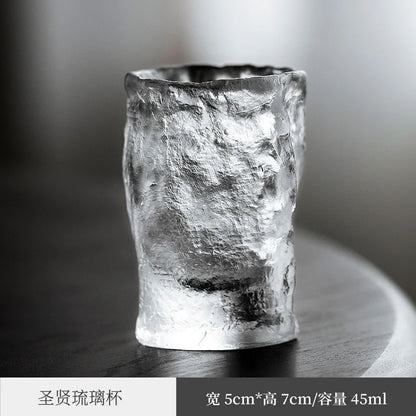 Three Times Japanese Style Glaze Master Cup Personal Tea Cup Single Cup Frozen Tea Boiling Cup Mini Small Sized Single Tea Set