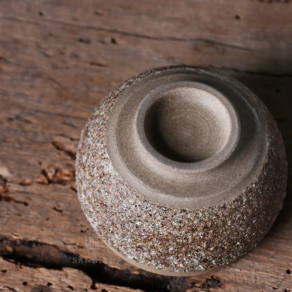 Three Times Rock Mine Stoneware Master Single Cup Tea Cup Taiwan Old Rock Clay Kung Fu Tea Set Personal Sand Cup Supportable
