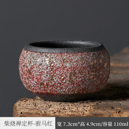 Three Times Rock Mine Tea Cup Village Is Famous Pottery Tea Cup Taiwan Old Rock Clay Kung Fu Tea Set Master Single Cup