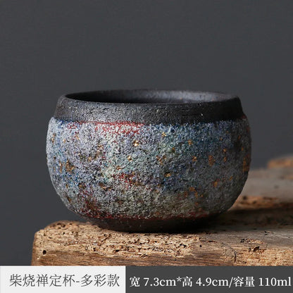 Three Times Rock Mine Tea Cup Village Is Famous Pottery Tea Cup Taiwan Old Rock Clay Kung Fu Tea Set Master Single Cup