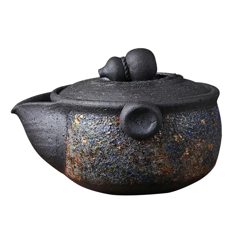 Three Times Taiwan Rock Mine Aquarius Pot Handmade Pine Cones Little Teapot Stoneware Tureen Japanese Pot Aquarius