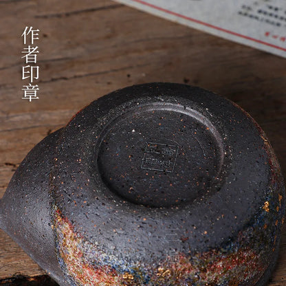 Three Times Taiwan Rock Mine Aquarius Pot Handmade Pine Cones Little Teapot Stoneware Tureen Japanese Pot Aquarius