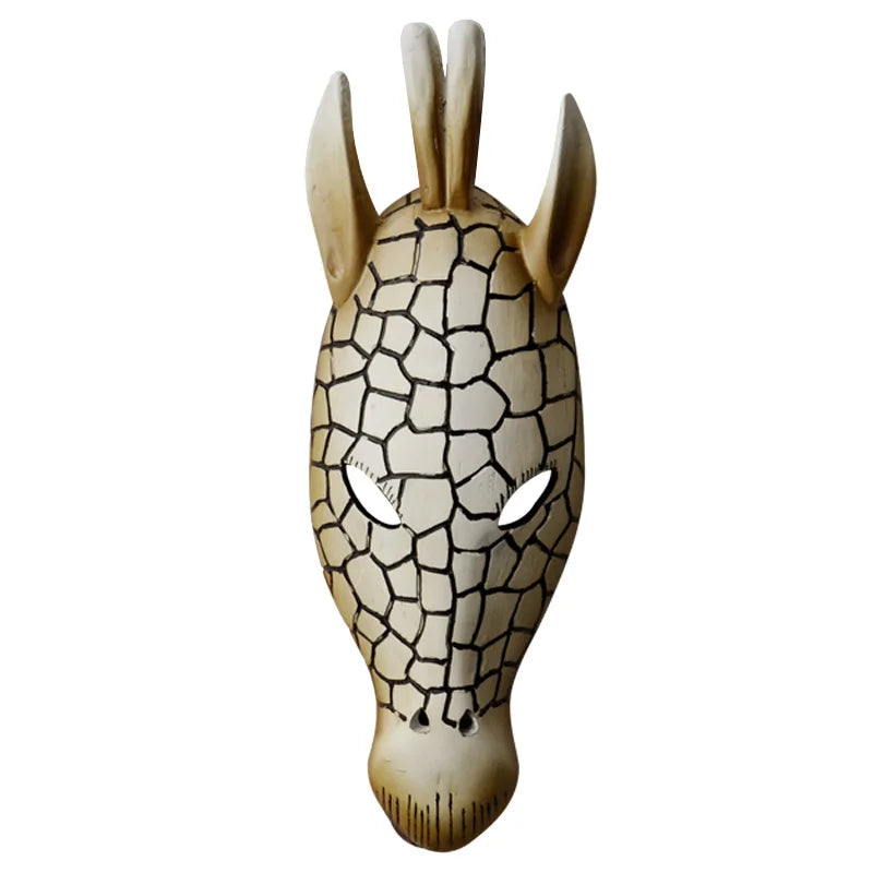 Three-dimensional African animal head mask wall hanging deer head wall decoration bar club cafe KTV wall decorative  and crafts