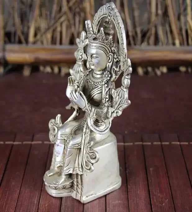 Tibet Buddha Maitreya Patung Buddha Perunggu