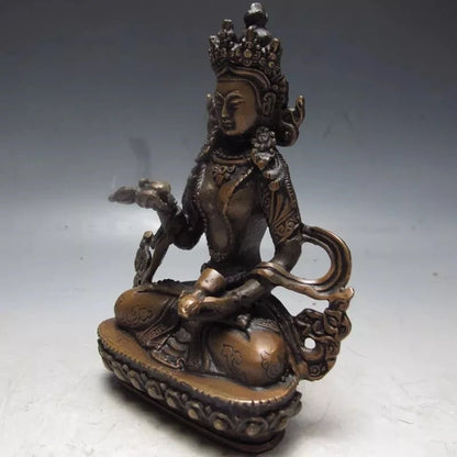 Tibet Tibetan Buddhism Bodhisattva Vajrasattva Buddha Bronze Statue
