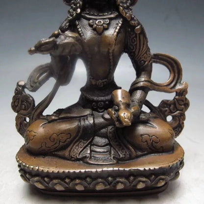 Tibet Tibetan Buddhism Bodhisattva Vajrasattva Buddha Bronze Statue